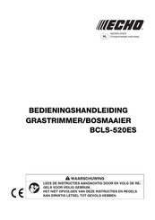 Echo BCLS-520ES Gebruikershandleiding