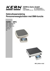 KERN and SOHN MPC 250K100NM Gebruiksaanwijzing