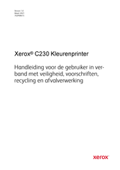 Xerox C230 Handleiding