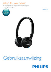 Philips SHB6250 Gebruiksaanwijzing