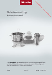 Miele G 4383 Gebruiksaanwijzing