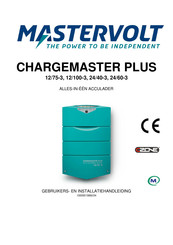 Mastervolt CHARGEMASTER PLUS 24/40-3 Gebruikers- En Installatiehandleiding