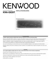 Kenwood KNA-G620T Installatiehandleiding