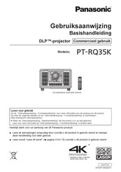 Panasonic PT-RQ35K Gebruiksaanwijzing