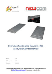 CBX Newcom 1200 Series Gebruikershandleiding