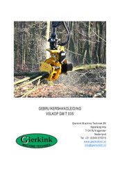 Gierkink GMT 035 Gebruikershandleiding