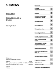 Siemens SINUMERIK 828D Bedieningshandboek