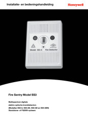 Honeywell Fire Sentry SS3-AB Installatie- En Bedieningshandleiding