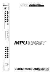 Audiophony PA MPU130BT MKII Gebruikershandleiding