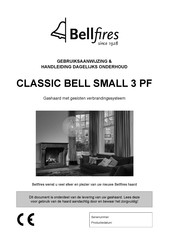 Bellfires CLASSIC BELL SMALL 3 PF Gebruiksaanwijzing