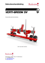 Redexim VERTI-GROOM SV Gebruikershandleiding