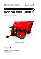 Redexim TURF TIDY 3000 Gebruikershandleiding