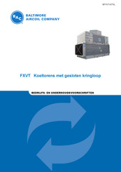 BAC FXVT Series Gebruikershandleiding