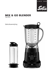 SOLIS Mix & Go Blender 8324 Gebruiksaanwijzing