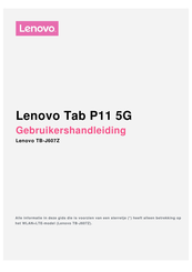 Lenovo TB-J607Z Gebruikershandleiding