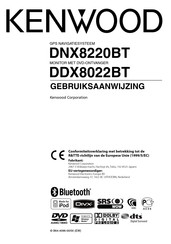 Kenwood DDX8022BT Gebruiksaanwijzing