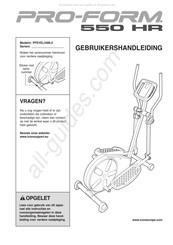 Pro-Form PFEVEL3486.0 Gebruikershandleiding