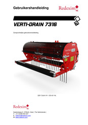 Redexim VERTI-DRAIN 7316 Gebruikershandleiding