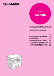 Sharp AR-206 Gebruiksaanwijzing