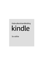 Kindle 5e editie Gebruikershandleiding