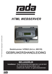 Rada 1478623 Gebruikershandleiding