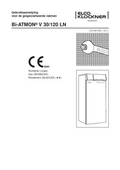 Elco Klockner Bi-ATMON V 30/120 LN Gebruiksaanwijzing