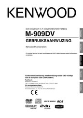 Kenwood M-909DV Gebruiksaanwijzing