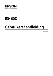 Epson DS-860 Gebruikershandleiding