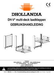 Dhollandia DH-V Series Gebruikshandleiding