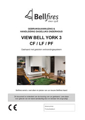 Bellfires VIEW BELL YORK 3 CF Gebruiksaanwijzing