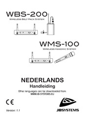 JB Systems WMS-100 Handleiding