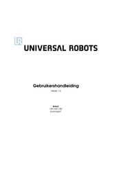 Universal Robots Euromap67 Gebruikershandleiding