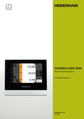 HEIDENHAIN QUADRA-CHEK 2000 Bedieningshandleiding