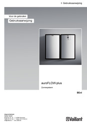 Vaillant auroFLOW plus VPM 30 D Gebruiksaanwijzing