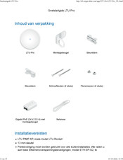 Ubiquiti LTU-Pro Snelstartgids