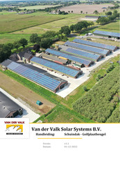 Van der Valk Solar Systems B.V. Handleiding