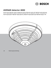 Bosch AVENAR detector 4000 Bedieningshandleiding