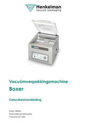 henkelman Boxer Gebruikershandleiding