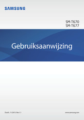 Samsung SM-T677 Gebruiksaanwijzing