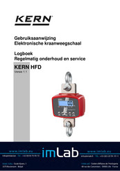 KERN HFD 600K-1 Gebruiksaanwijzing