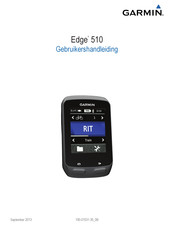 Garmin Edge 510 Gebruikershandleiding