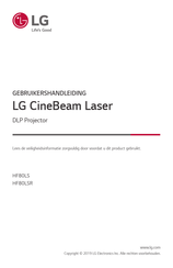 LG CineBeam Laser HF80LS Gebruikershandleiding