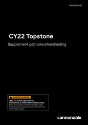 Cannondale CY22 Topstone Gebruikershandleiding