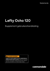 Cannondale Lefty Ocho 120 Gebruikershandleiding