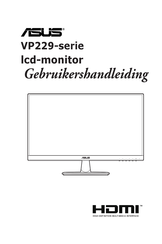 ASus VP229 Series Gebruikershandleiding