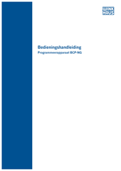 Winkhaus BCP-NG Bedieningshandleiding