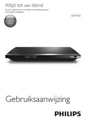 Philips BDP5700 Gebruiksaanwijzing