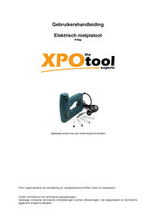 XPOtool 61859 Gebruikershandleiding