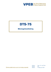 VPEB DTS-75 Montagehandleiding