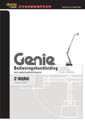 Genie 801 Bedieningshandleiding